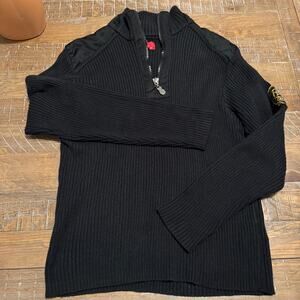 “Curse the Word-Breaking Italians “ Silver Plate 1/4 zip Pullover German WWI